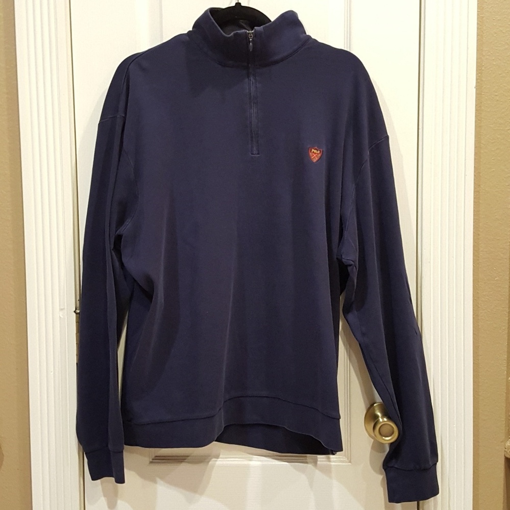 Classic Polo Golf Blue Sweater MENS XL